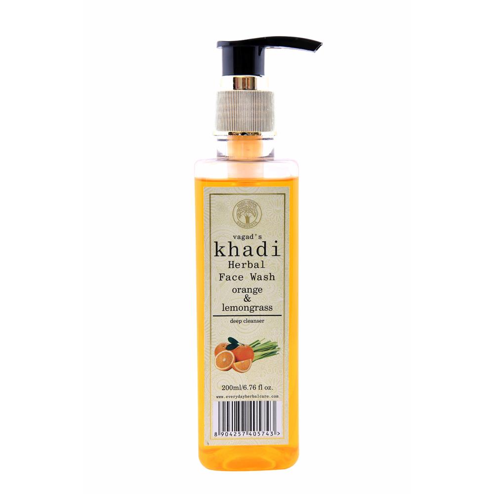 Vagads Khadi Orange & Lemongrass Face Wash (200ml)