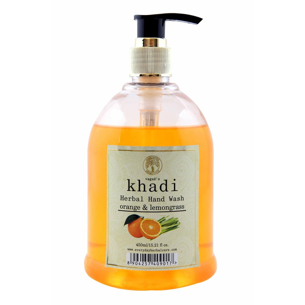 Vagads Khadi Orange & Lemongrass (450ml)