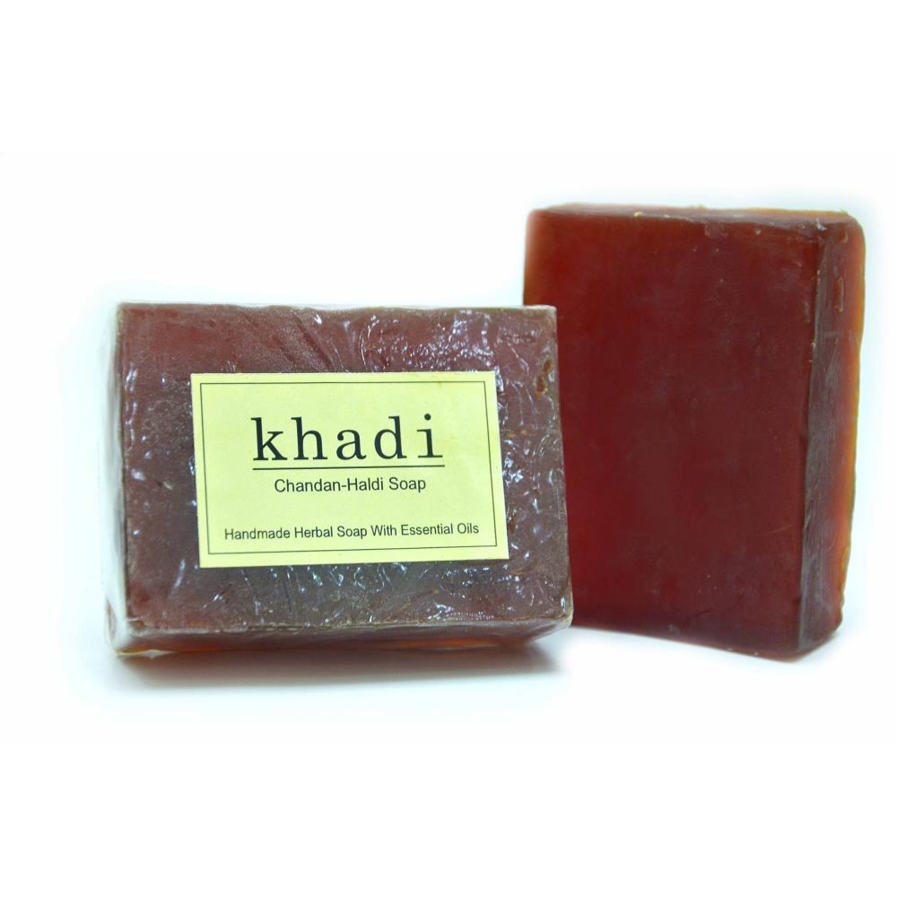 Vagads Khadi Chandan-Haldi Soap (125g)