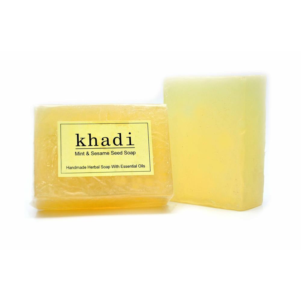 Vagads Khadi Mint & Seasame Seed Soap (125g)