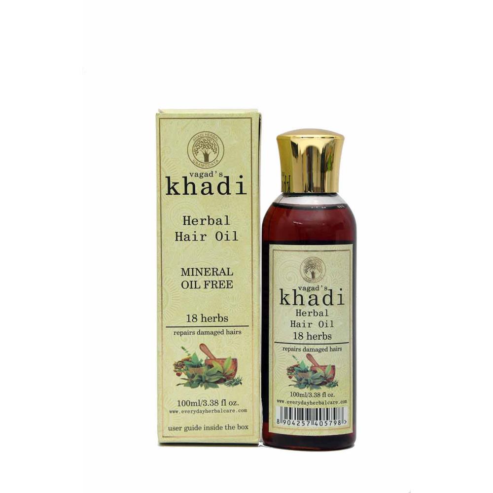 Vagads Khadi 18-Herbs Hair Oil (100ml)