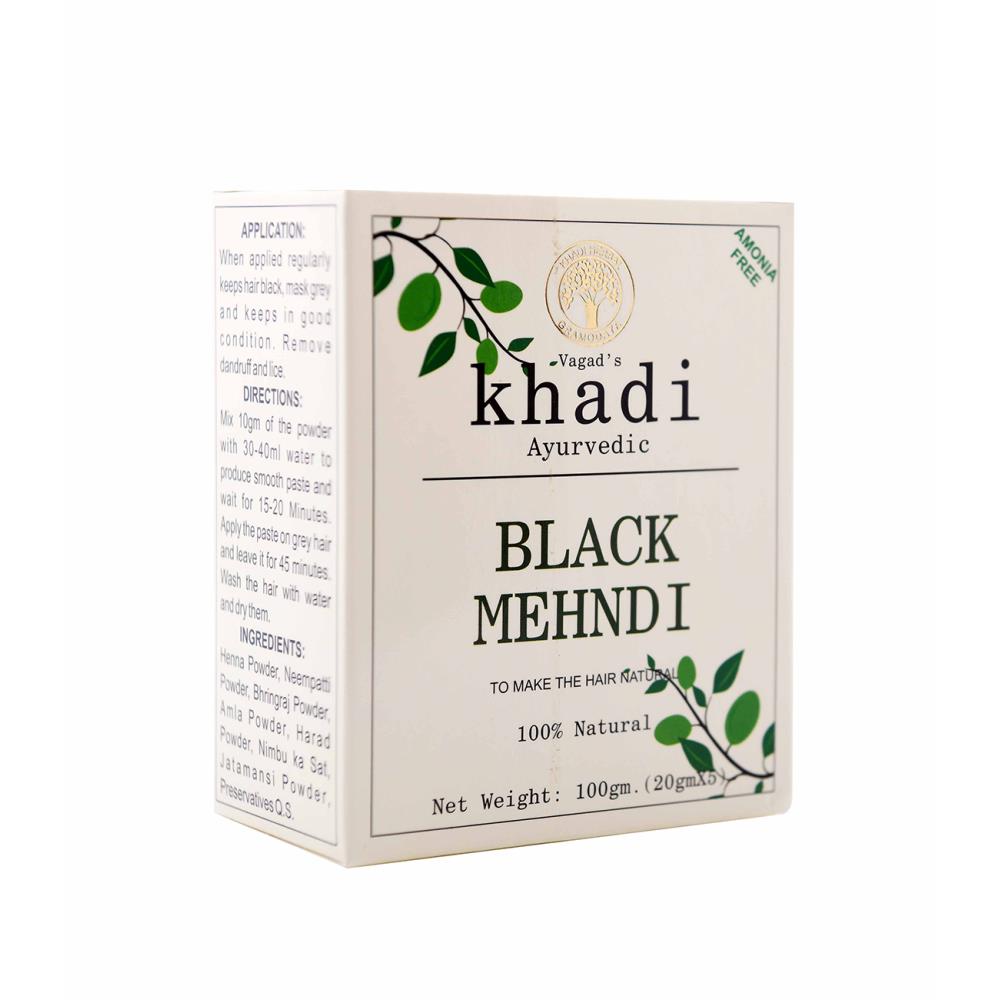 Vagads Khadi Mehndi Black (100g)
