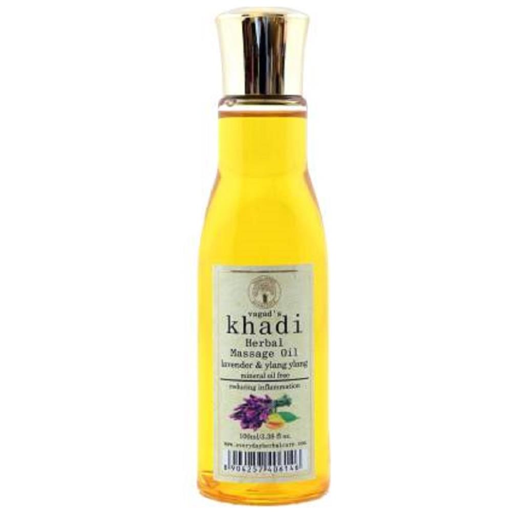 Vagads Khadi Lavender & Ylang Ylang Massage Oil (100ml)