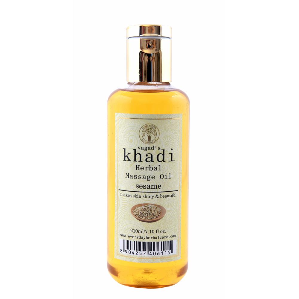 Vagads Khadi Sesame Massage Oil (210ml)
