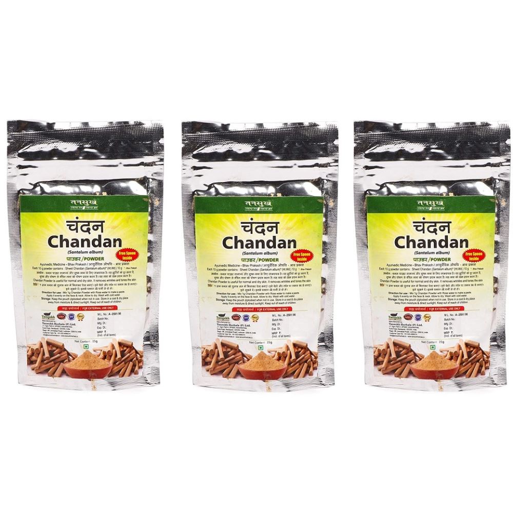 Tansukh Chandan Face Pack (25g, Pack of 3)
