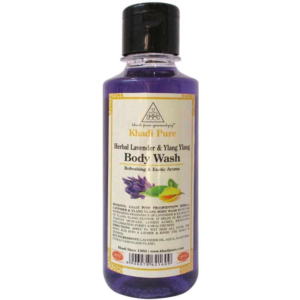 Khadi Pure Lavender & Ylang Ylang Body Wash (210ml)