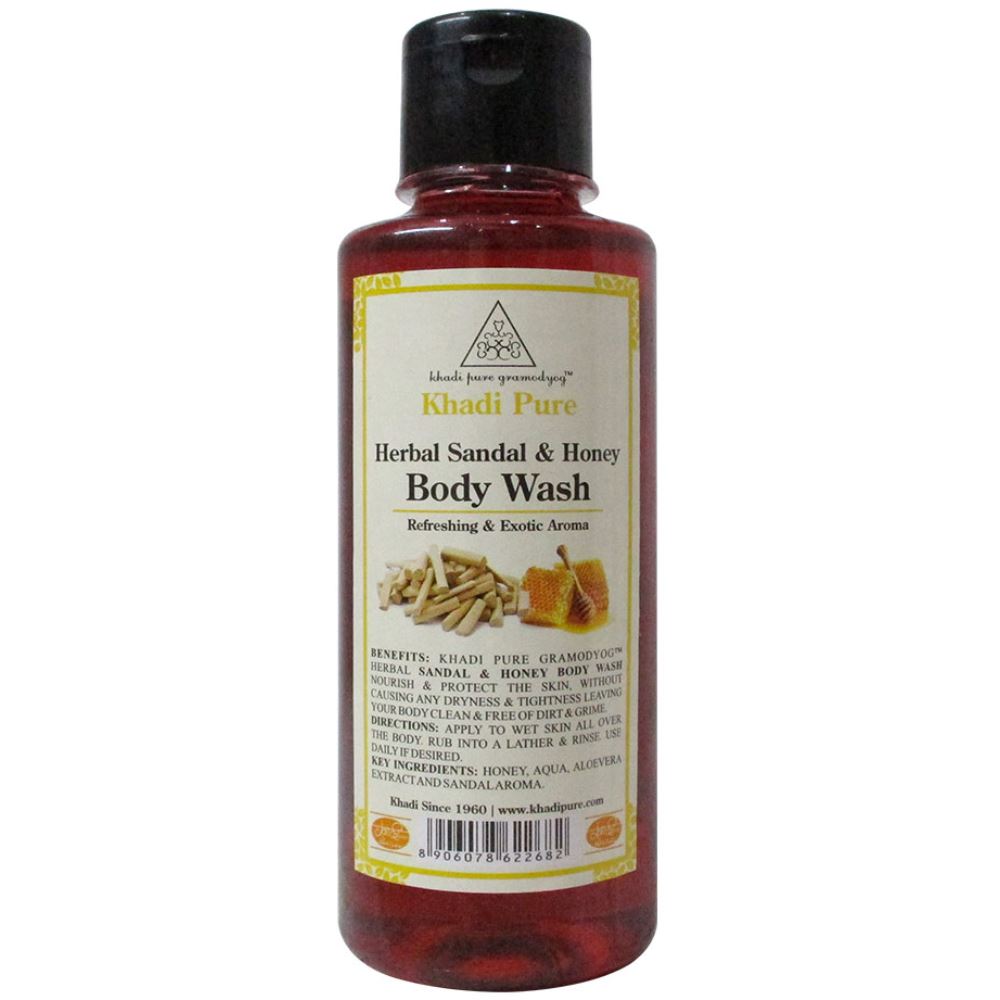 Khadi Pure Sandal & Honey Body Wash (210ml)