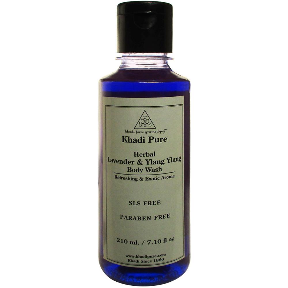 Khadi Pure Lavender & Ylang Ylang Body Wash Sls-Paraben Free (210ml)