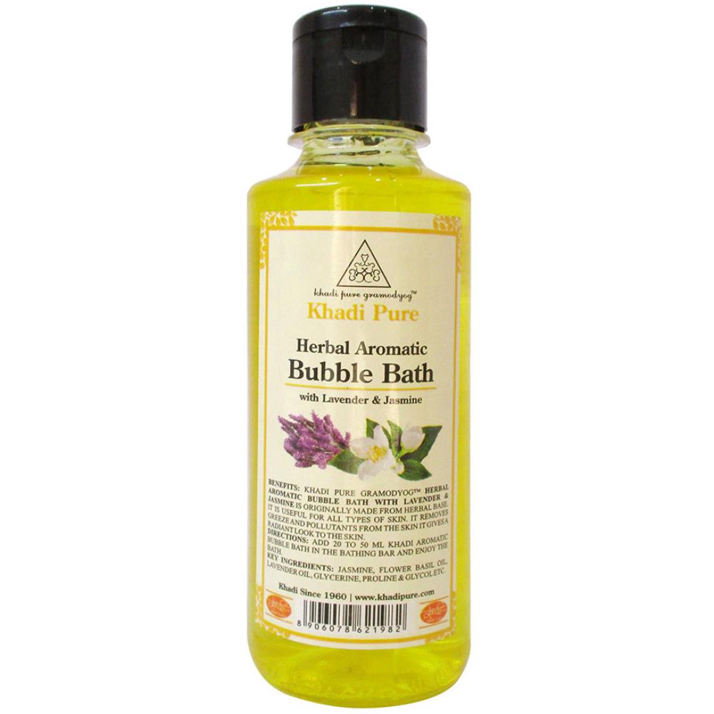 Khadi Pure Aromatic Bubble Bath With Lavender & Jasmine (210ml)
