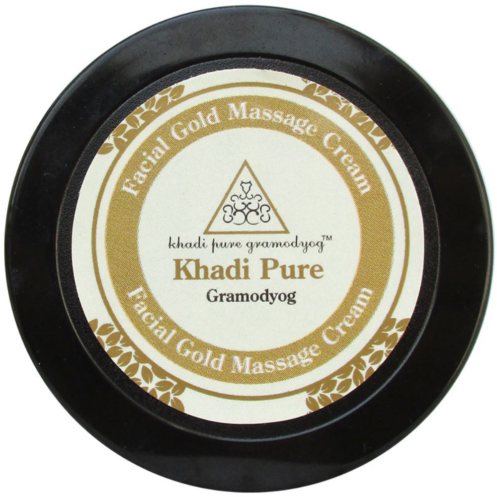 Khadi Pure Face Gold Massage Cream With Sheabutter (50g)
