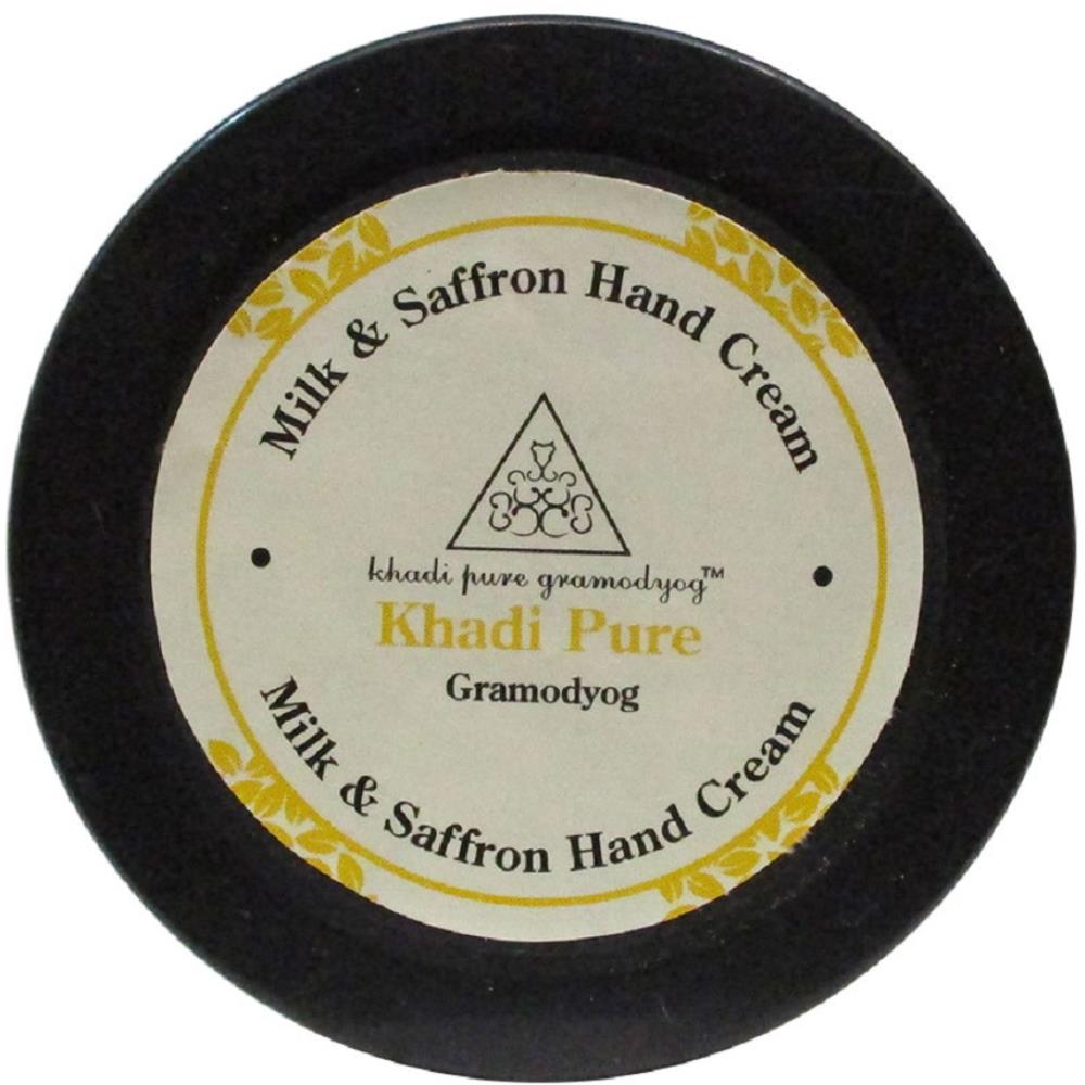 Khadi Pure Milk & Saffron Hand Cream With Sheabutter (50g)
