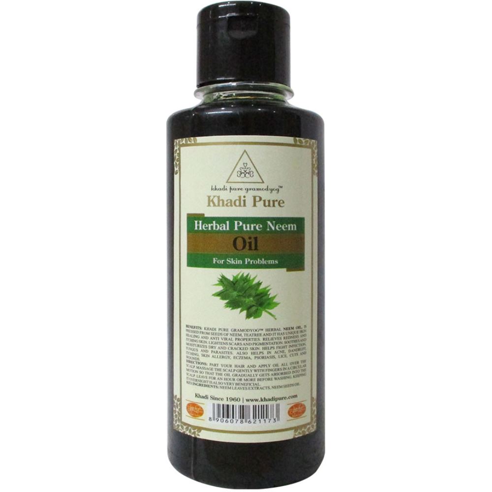 Khadi Pure Pure Neem Oil (210ml)