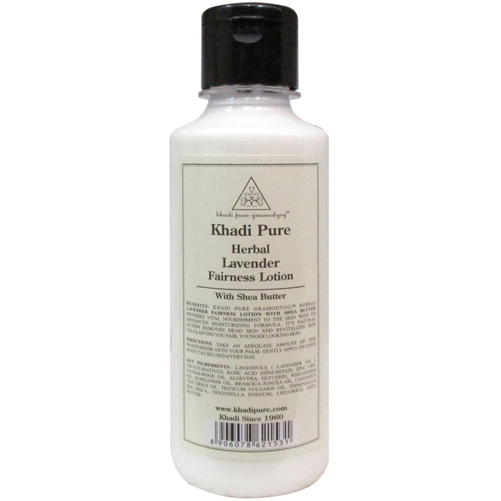 Khadi Pure Lavender Fairness Lotion With Sheabutter (210ml)