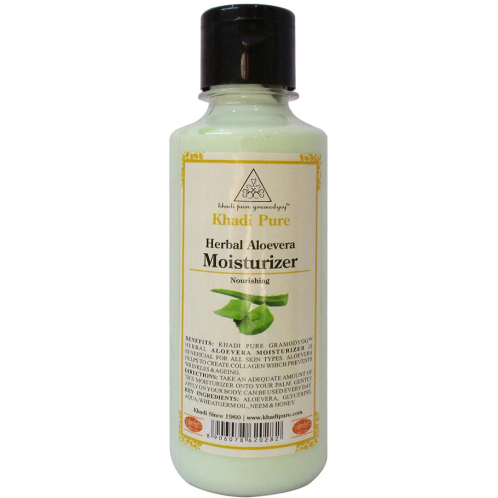 Khadi Pure Aloevera Moisturizer (210ml) Khadi Pure Aloevera Moisturizer (210ml)