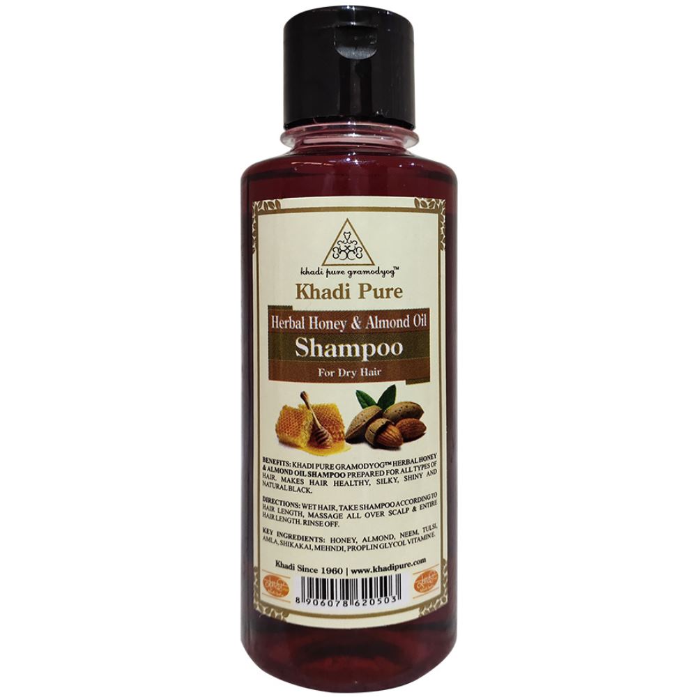 Khadi Pure Honey & Almond Oil Shampoo (210ml)