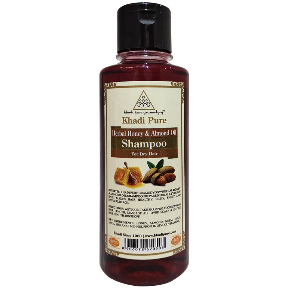 Khadi Pure Honey & Almond Oil Shampoo (210ml) Khadi Pure Honey & Almond Oil Shampoo (210ml)