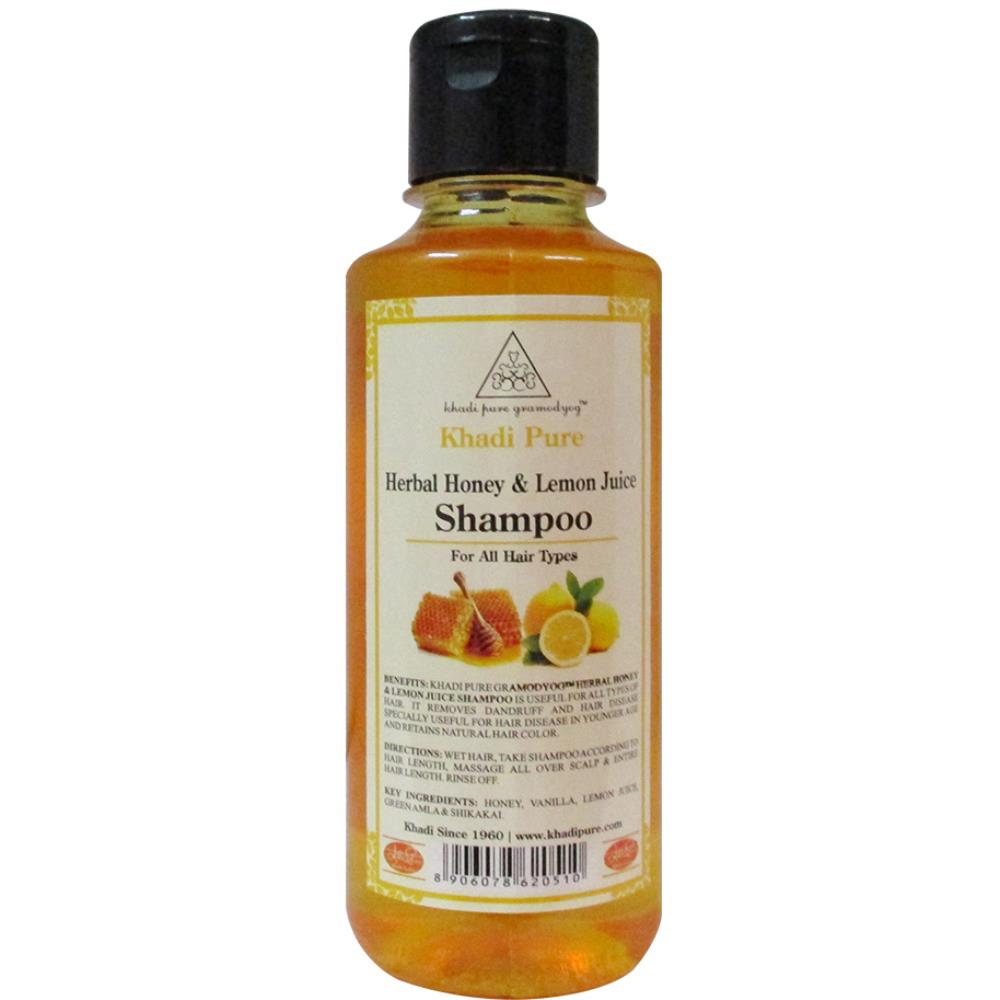 Khadi Pure Honey & Lemon Juice Shampoo (210ml)