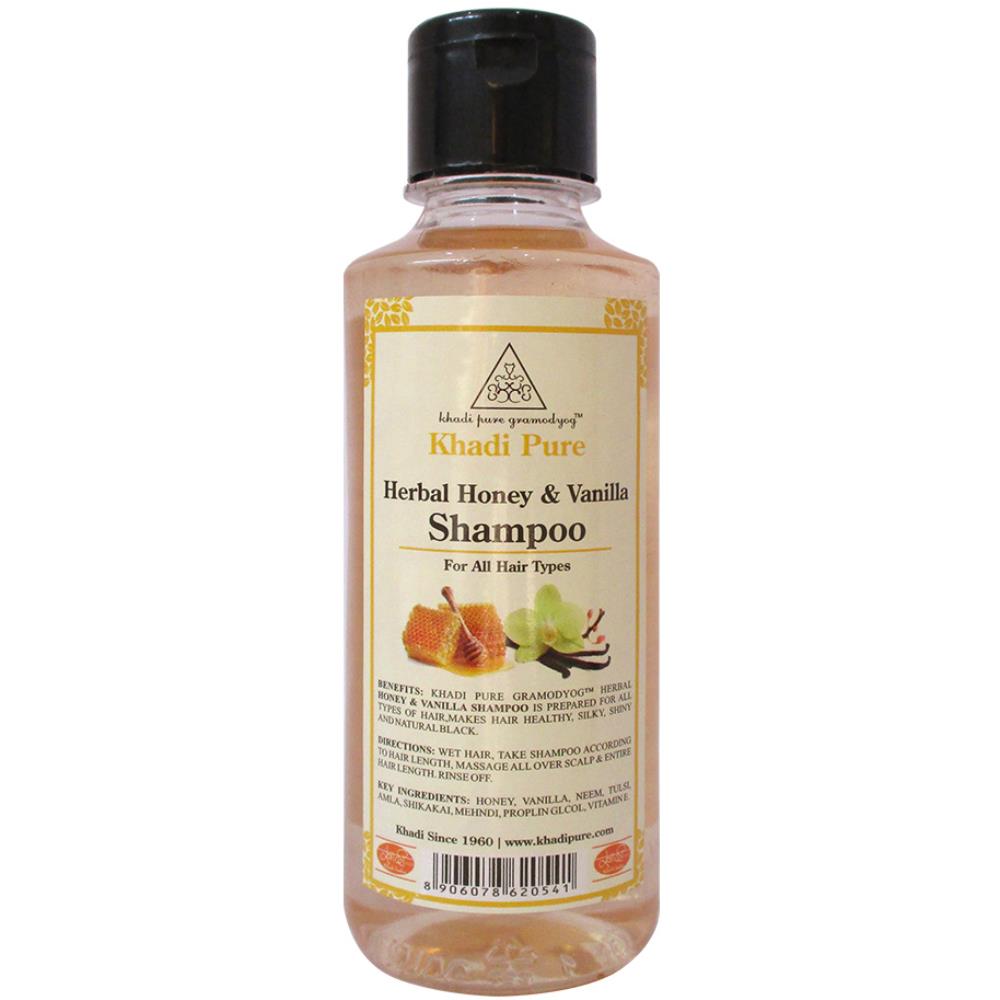 Khadi Pure Honey & Vanilla Shampoo (210ml) Khadi Pure Honey & Vanilla Shampoo (210ml)