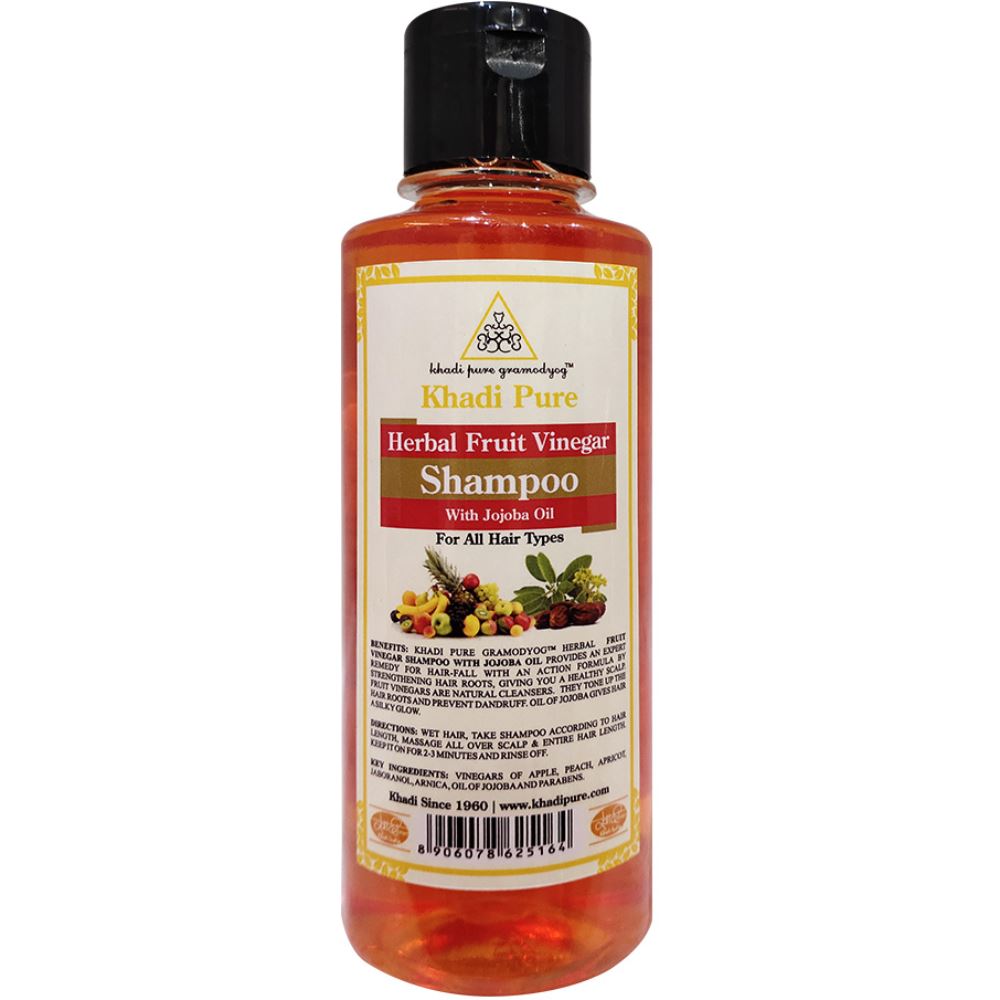 Khadi Pure Fruit Vinegar Shampoo With Jojoba Oil (210ml)