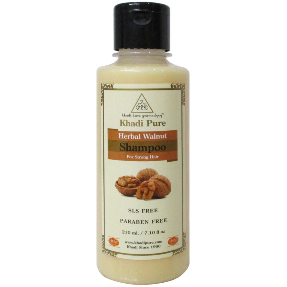Khadi Pure Walnut Shampoo Sls-Paraben Free (210ml)