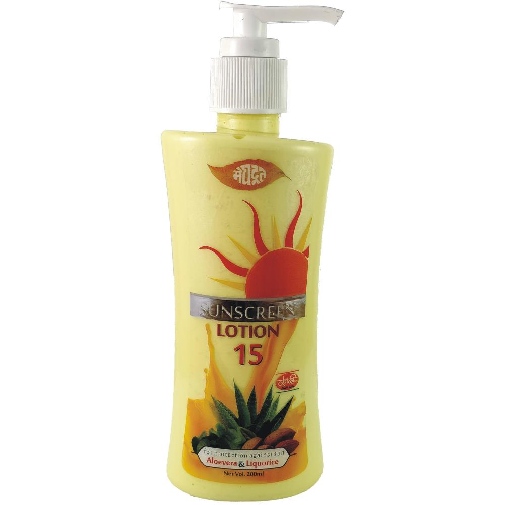 Meghdoot Ayurvedic Sunscreen Body Lotion (500ml) Meghdoot Ayurvedic Sunscreen Body Lotion (500ml)