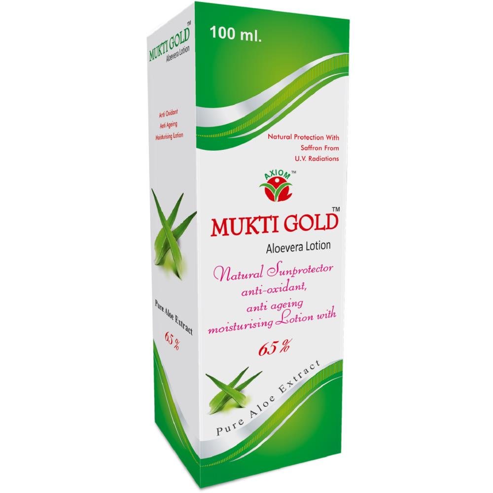 Axiom Mukti Gold Aloevera Lotion (50g) Axiom Mukti Gold Aloevera Lotion (50g)