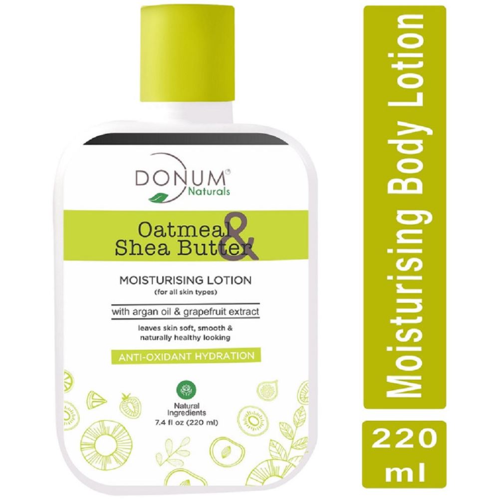 Donum Naturals Deep Moisturizing And Skin Brightening Body Lotion With Oatmeal And Shea Butter For Silky Smooth Skin (Paraben-Free) (220ml) Donum Naturals Deep Moisturizing And Skin Brightening Body Lotion With Oatmeal And Shea Butter For Silky Smooth Skin (Paraben-Free) (220ml)