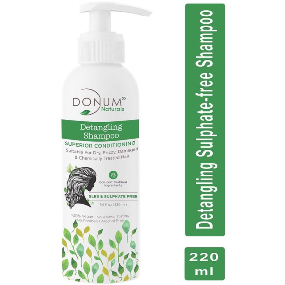 Donum Naturals Sulphate-Free 2 In 1 Conditioning Detangling Shampoo Eco-Cert Certified (220ml)