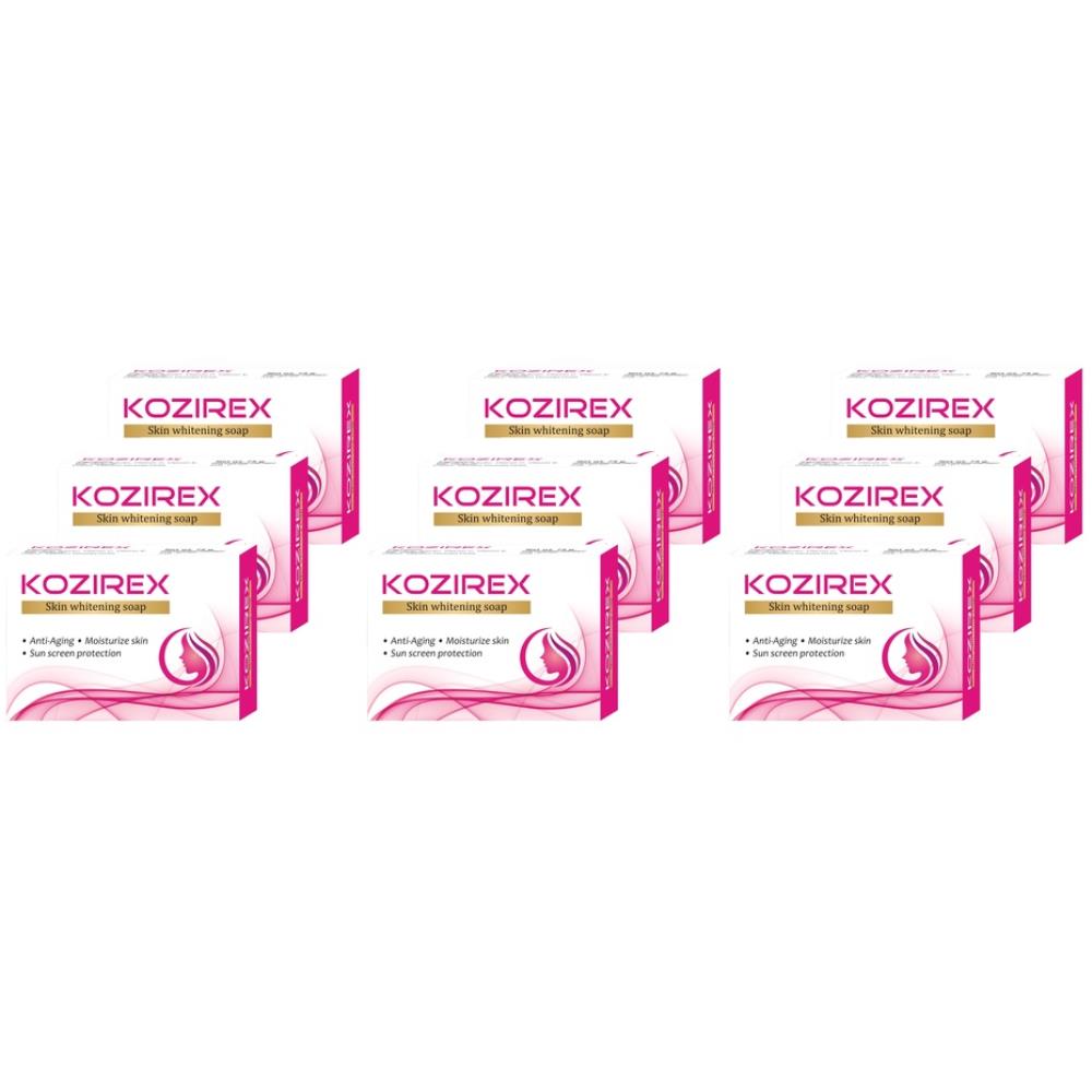 Biotrex Kozirex Skin Whitening Soap (75g, Pack of 9)