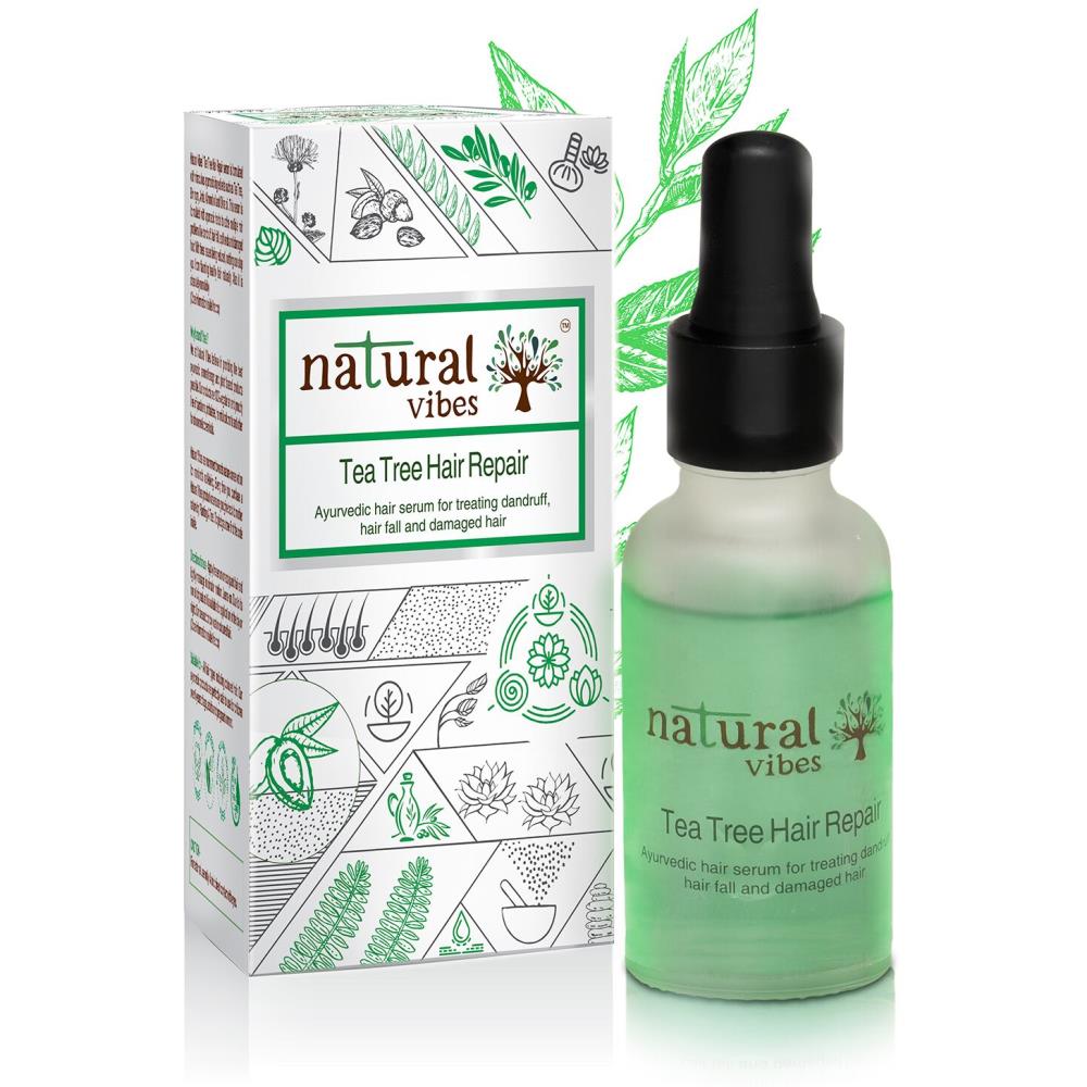 Natural Vibes Ayurvedic Tea Tree Hair Repair Serum (30ml)