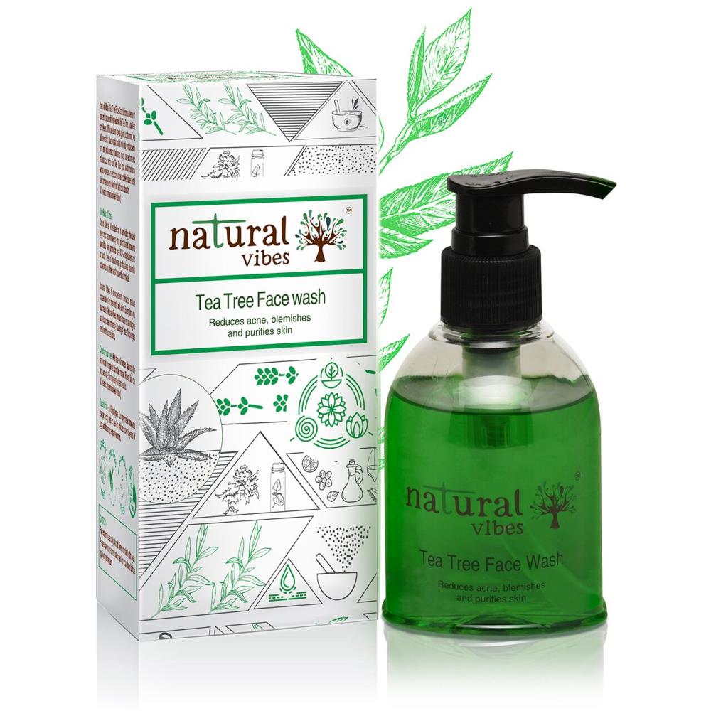 Natural Vibes Ayurvedic Tea Tree Face Wash (150ml)