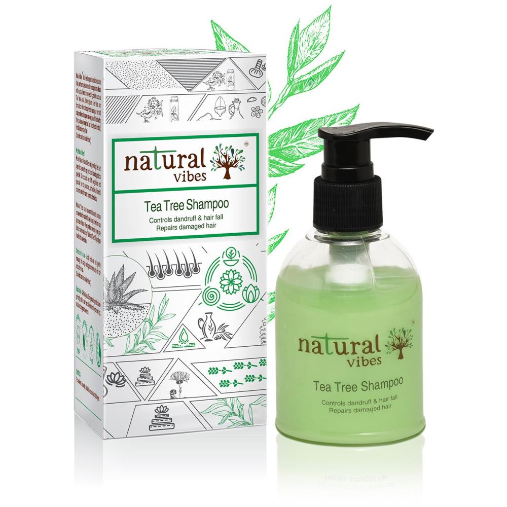 Natural Vibes Ayurvedic Tea Tree Shampoo (150ml) Natural Vibes Ayurvedic Tea Tree Shampoo (150ml)