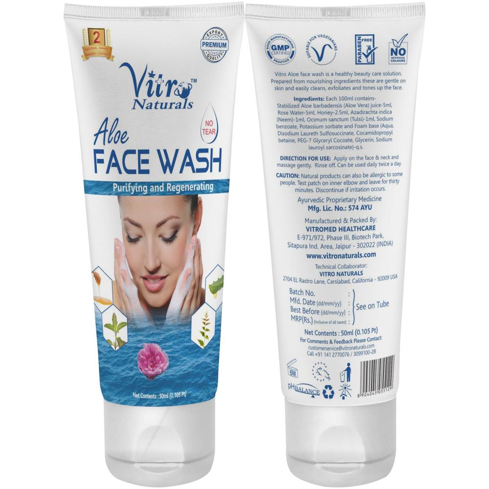 Vitro Aloe Face Wash (50g)