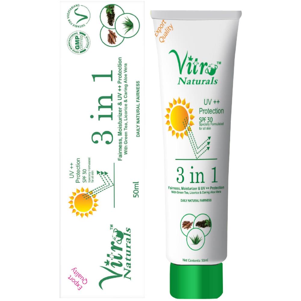 Vitro 3 In 1 (Fairness, Moisturizer & Uv++ Protection) (50g)