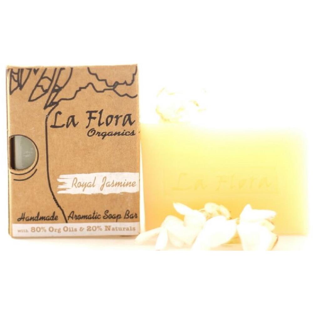 La Flora Organics Royal Jasmine Aromatic Handmade Soap (100g)