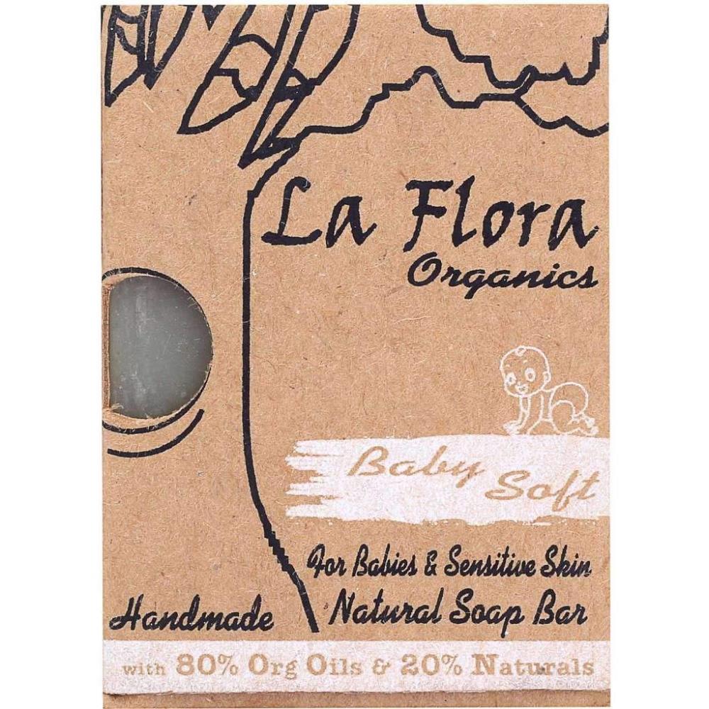 La Flora Organics Baby's Soft Handmade Mild Soap (100g) La Flora Organics Baby's Soft Handmade Mild Soap (100g)