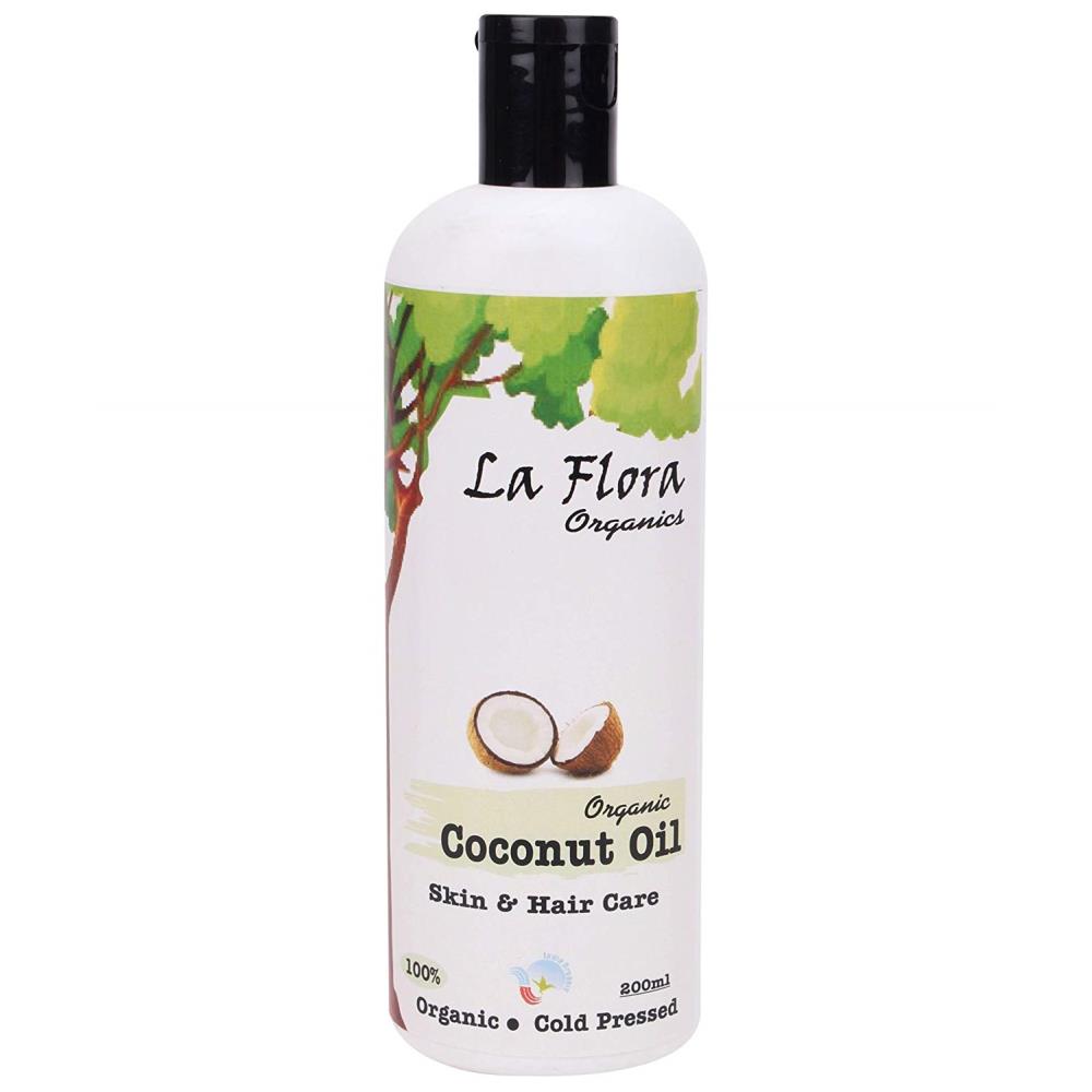 La Flora Organics Organic Cold Pressed Coconut Oil (200ml)