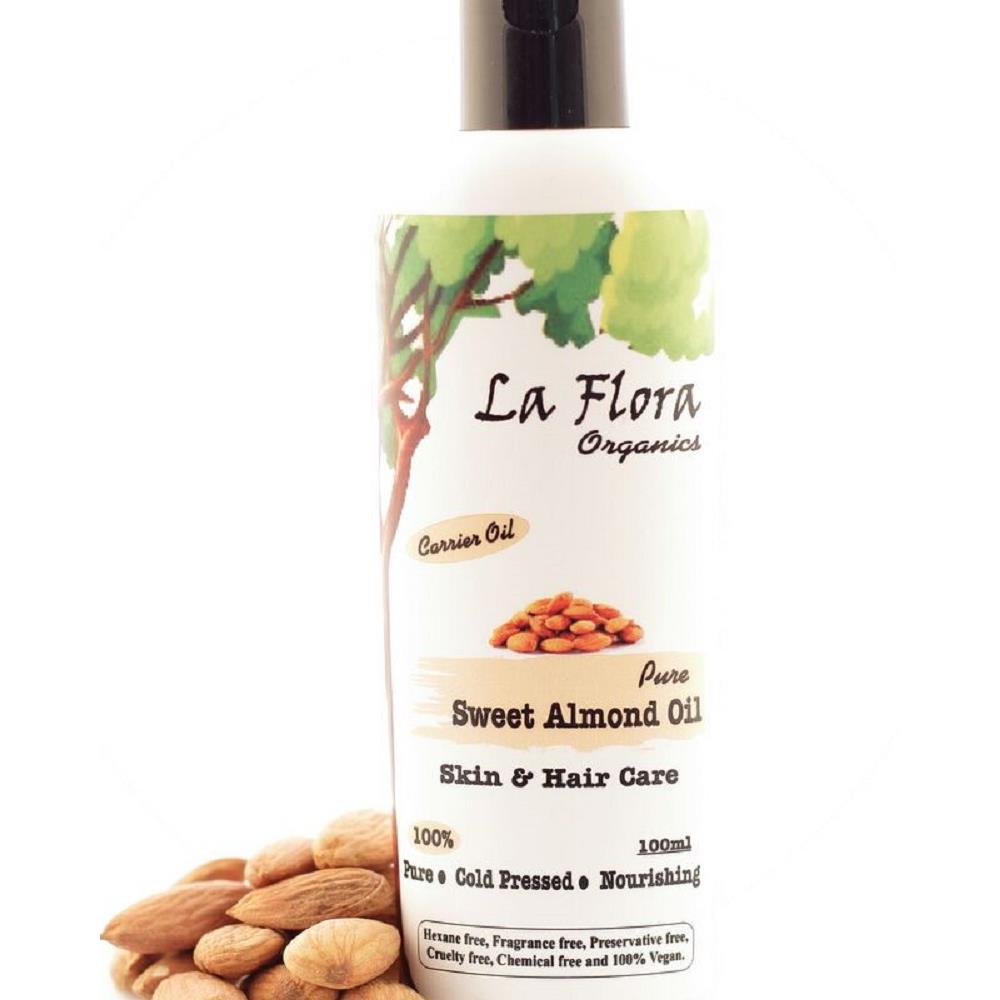 La Flora Organics Pure Sweet Almond Oil (100ml)