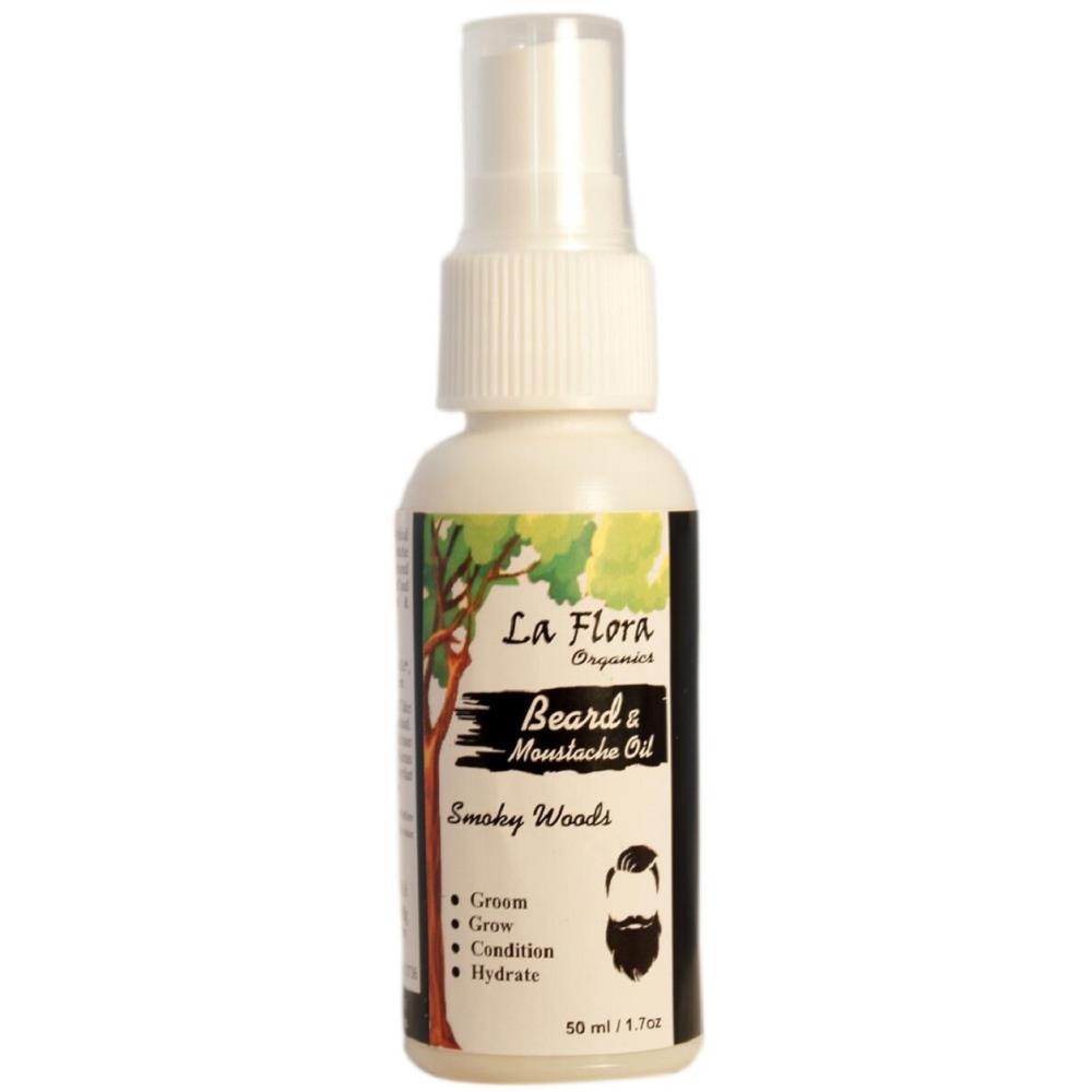 La Flora Organics Beard & Moustache Smoky Woods Oil (50ml) La Flora Organics Beard & Moustache Smoky Woods Oil (50ml)