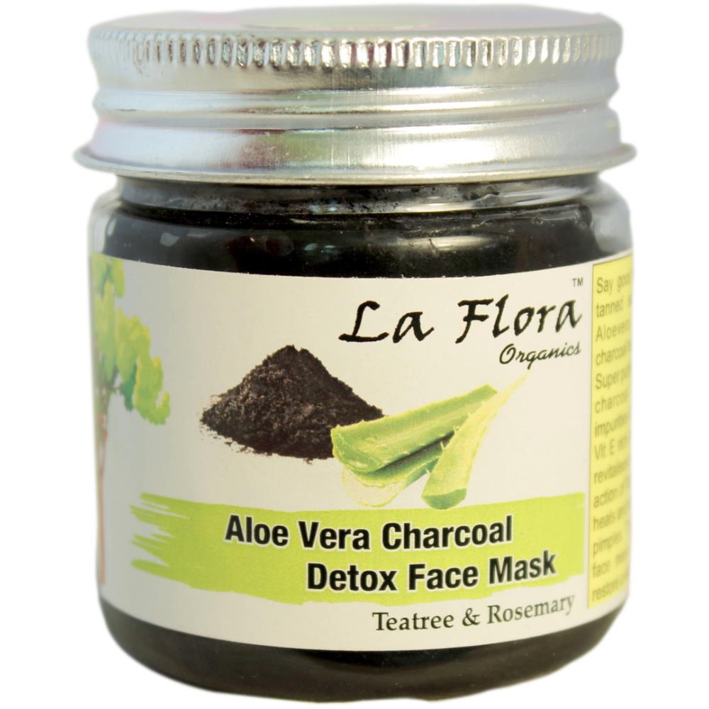 La Flora Organics Charcoal Aloe Detox Face Mask (100g)