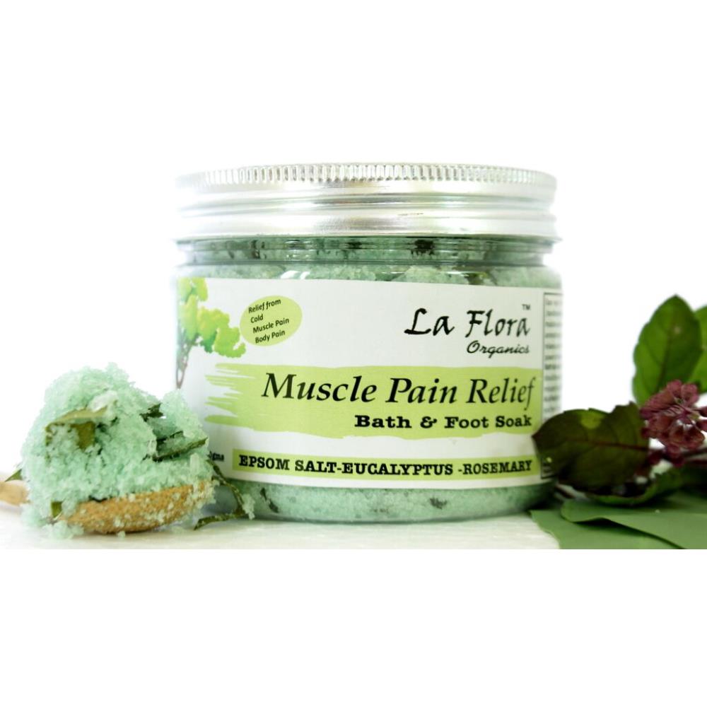 La Flora Organics Muscle Pain Relief Detox Bath & Foot Soak (300g)