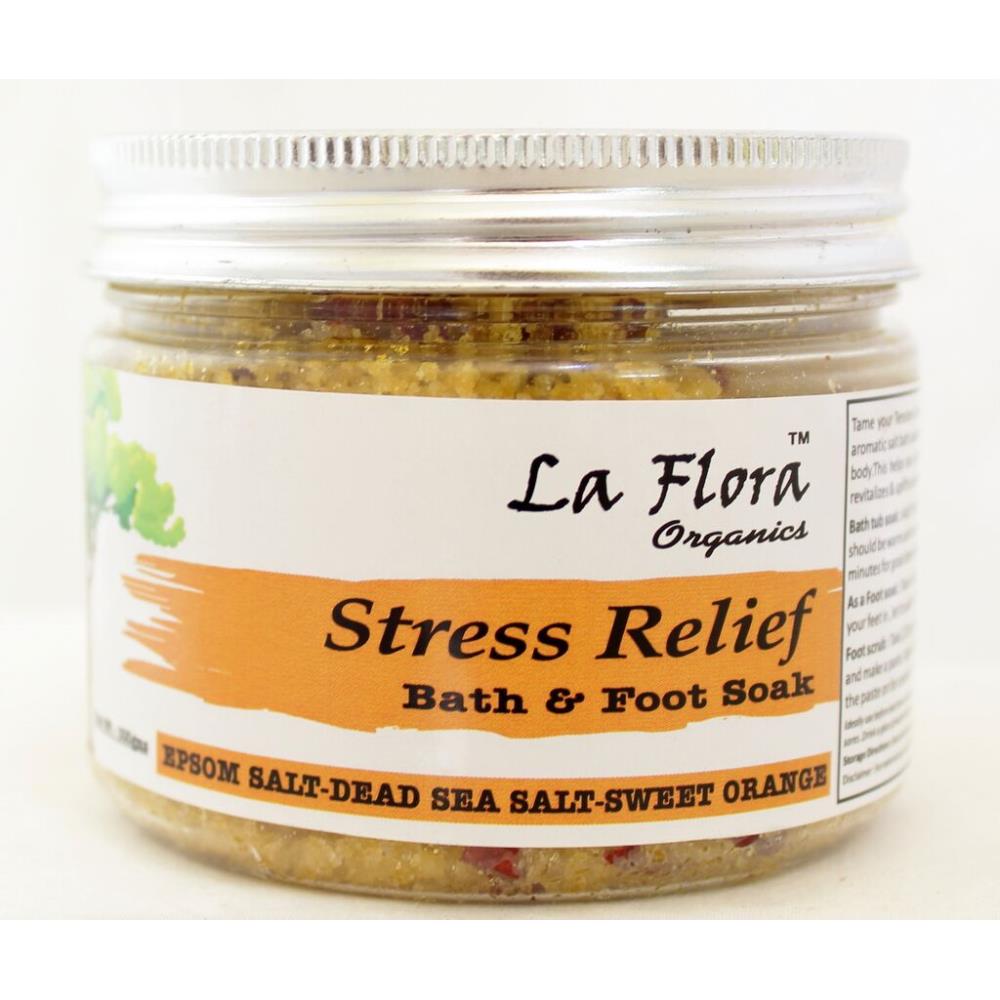 La Flora Organics Stress Relief Detox Bath & Foot Soak (300g)