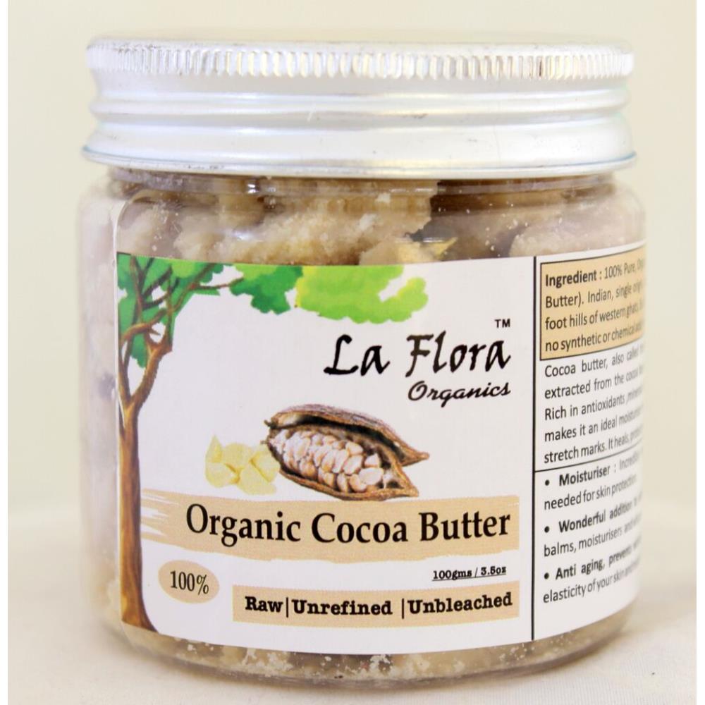 La Flora Organics Organic Raw Cocoa Butter (100g)
