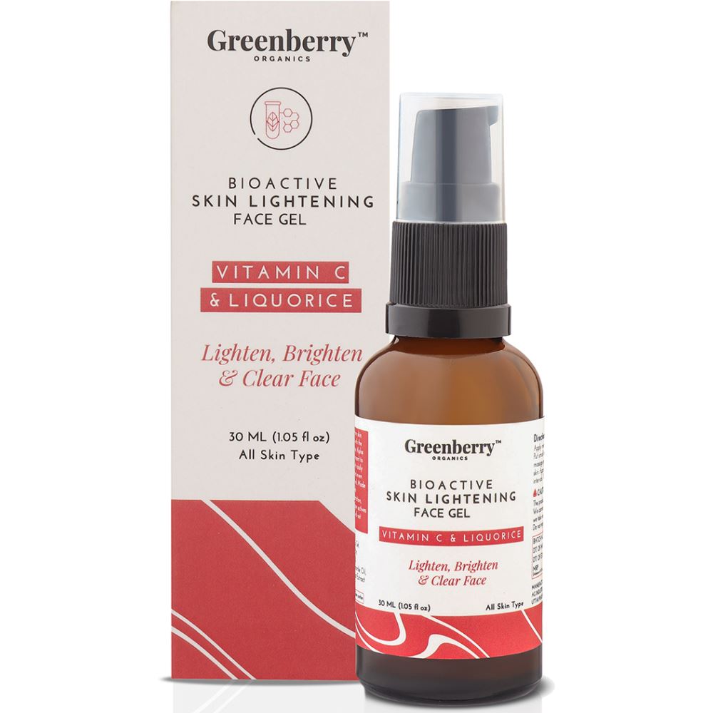 Greenberry Organics Bio Active Skin Lightening Face Gel (30ml)