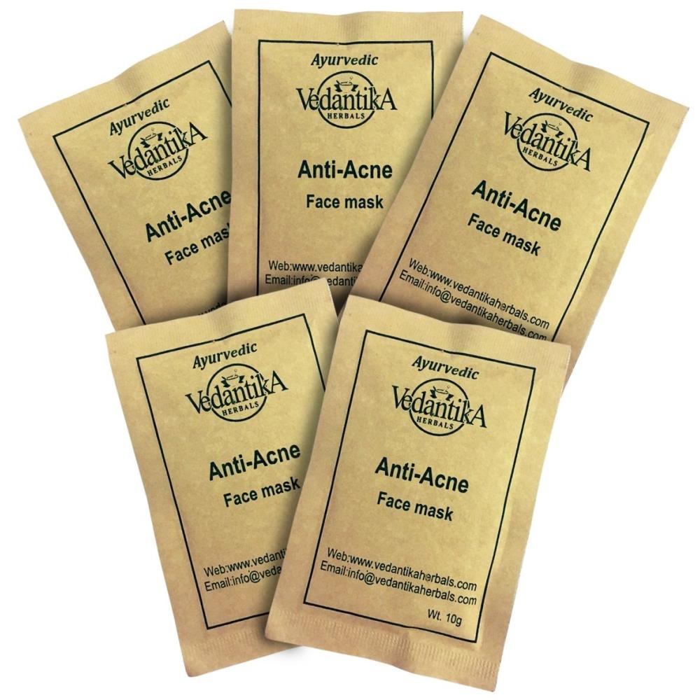 Vedantika Herbals Anti Acne Trial Pack (10g, Pack of 5)