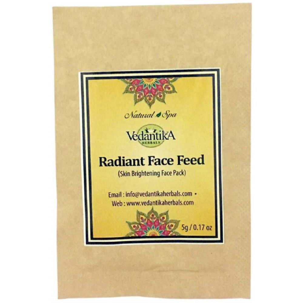 Vedantika Herbals Radiant Face Feed Trial Pack (5g, Pack of 5)