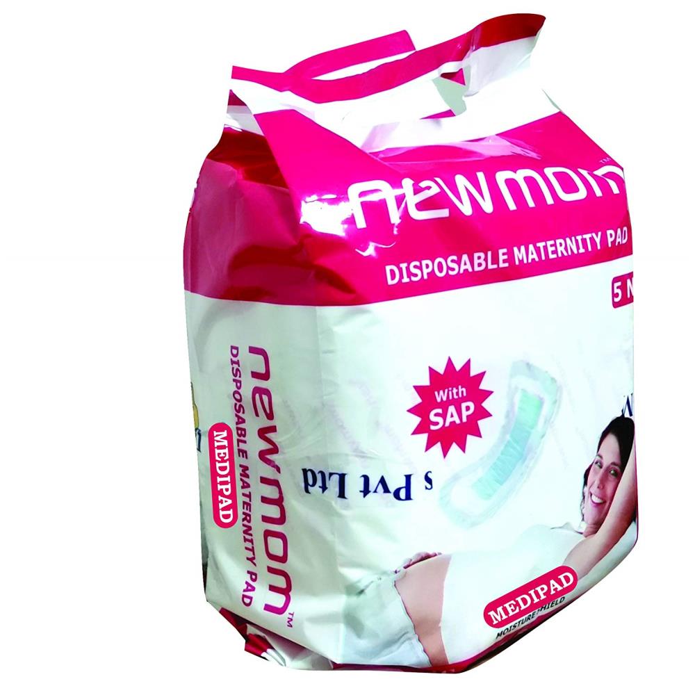 NewMom Disposable Maternity Pads (Medi) (5pcs, Pack of 3) NewMom Disposable Maternity Pads (Medi) (5pcs, Pack of 3)