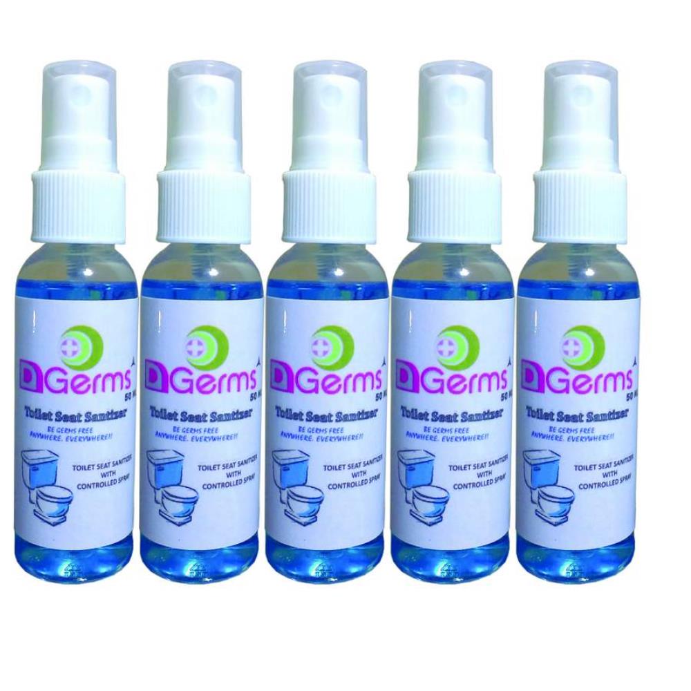VXL D Germ Toilet Seat Sanitizer (50ml, Pack of 5) VXL D Germ Toilet Seat Sanitizer (50ml, Pack of 5)