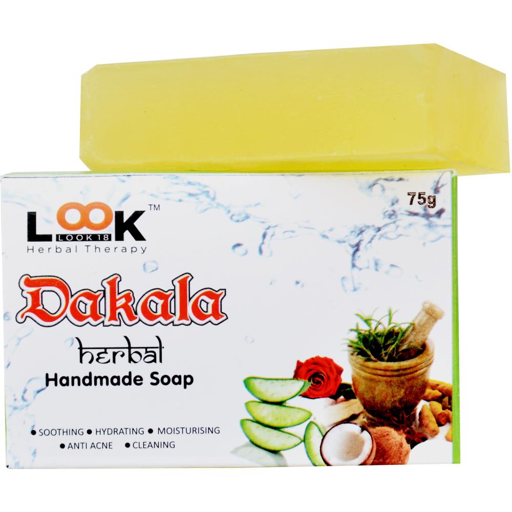 Rajni Herbals Look 18 Dakala Herbal Soap (75g, Pack of 3)