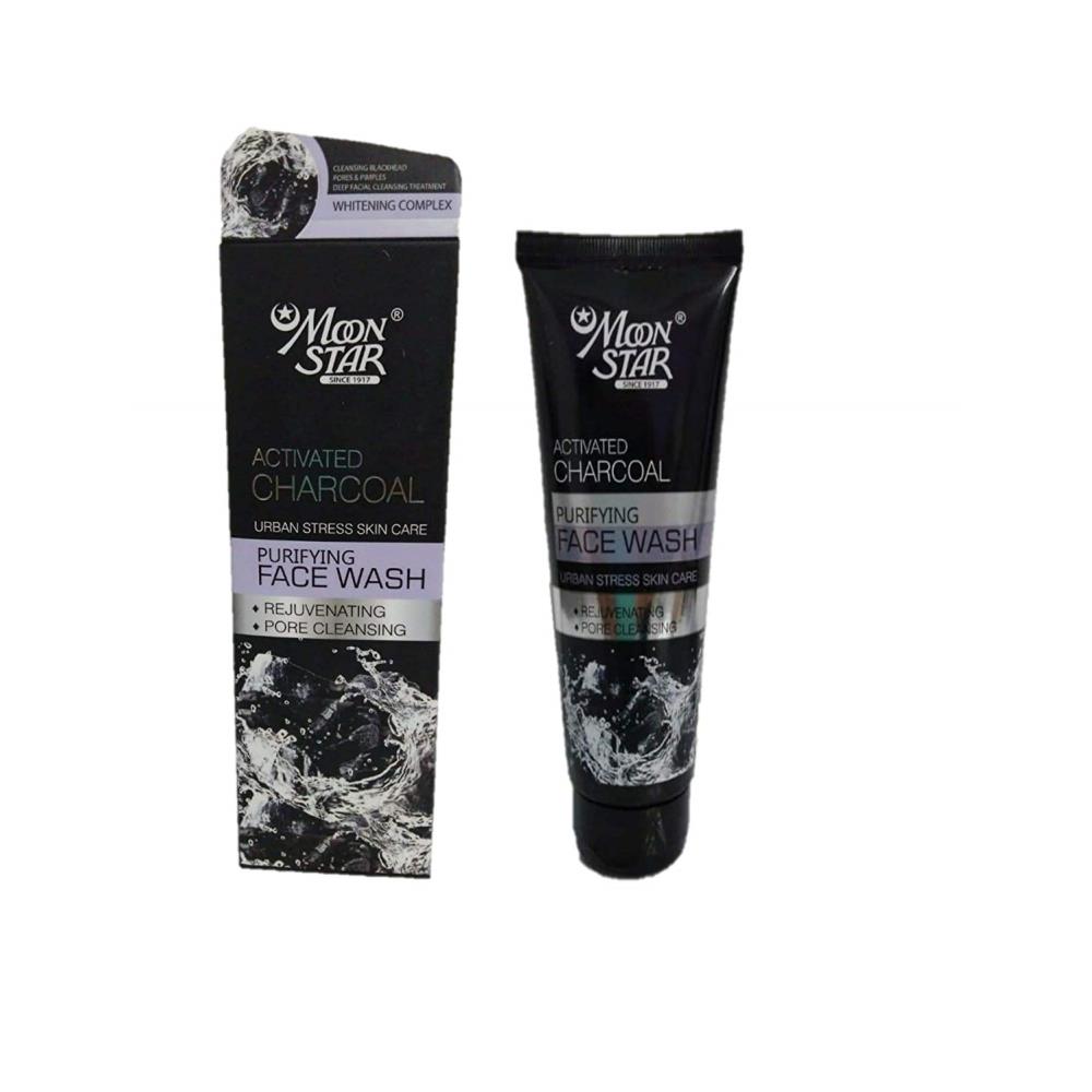 Moonstar Activated Charcoal Face Wash (100ml)